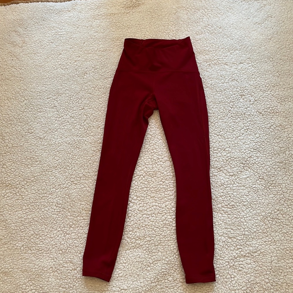 Lululemon Burgundy leggings